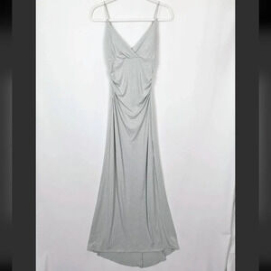 City Triangles Size S VTG 90s Y2K Evening Prom Dress Glitter Formal A Line Gown